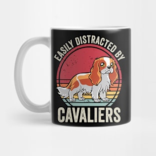 Easily Distracted By Cavalier King Charles Spaniel Dog Mug